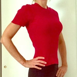 ❤️LIKE NEW COOL WEAR Cranberry Sweater-top